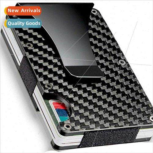 Aluminum Carbon Fiber Cred Card Case Card Case Large Capacy