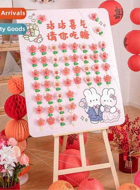 Wedding dip please eat candy candy board kt board engagement