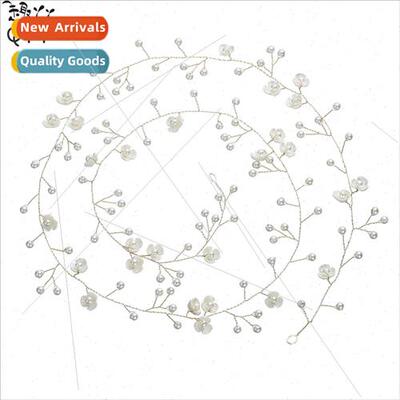 mple Korean one-meter long bridal hair bands handmade flower