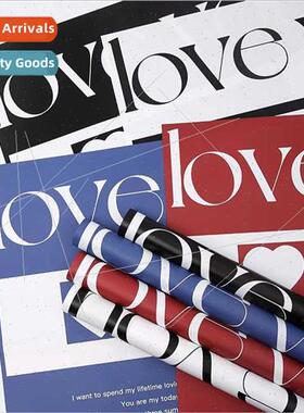 New waterproEnglish flower wrapping paper material florist s