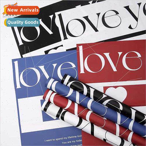 New waterproEnglish flower wrapping paper material florist s