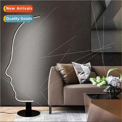 Italian designer creative human face floor lamp creative per
