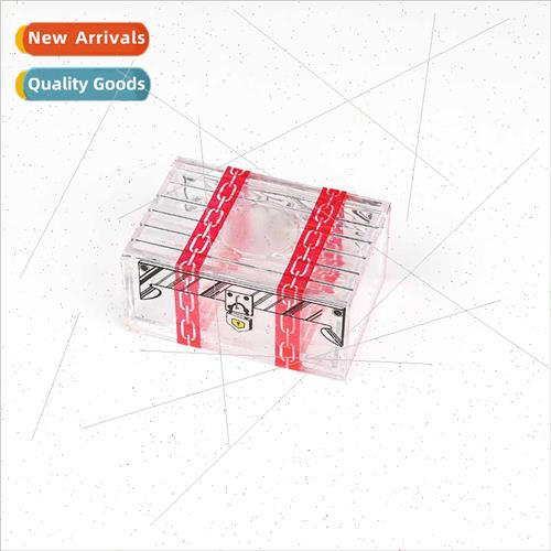 Transparent Box Unopenable Box Magic Props Intellectual Toys