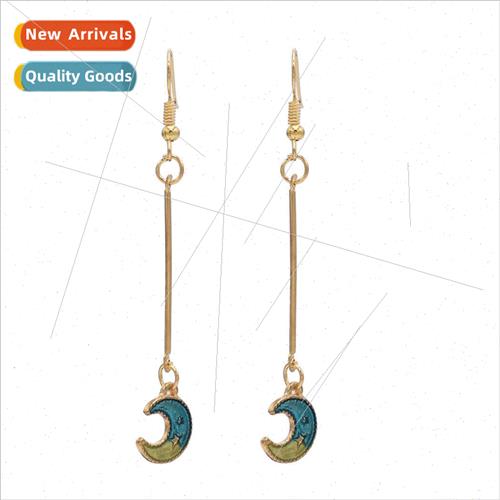 New Korean star earrings dream girl heart moon stars earring