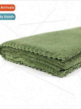 Cotton solid color bath towel swimming fness absorbent towel