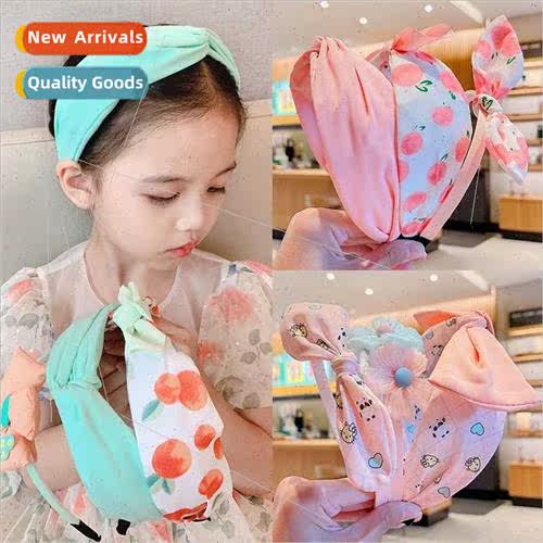 Girls butterfly hair bands children do not strangle head  ha