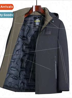 Cotton thickened men winter jacket cotton men father install