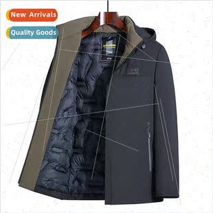 Cotton thickened men winter jacket cotton men father install
