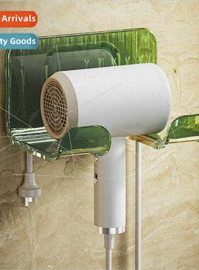 Hairdryer shelf no punch hairdryer bracket bathroom wall mou