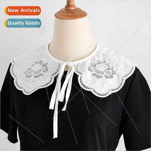 Korea cloud shoulder cotton embroidery small shawl female ve
