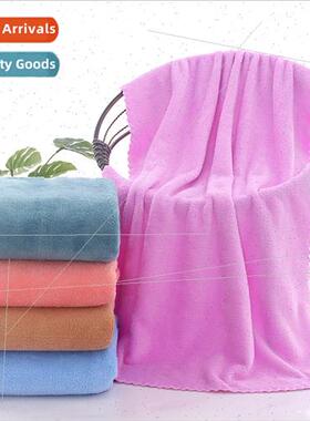 High densy coral velvet bath towel company welfare thickened