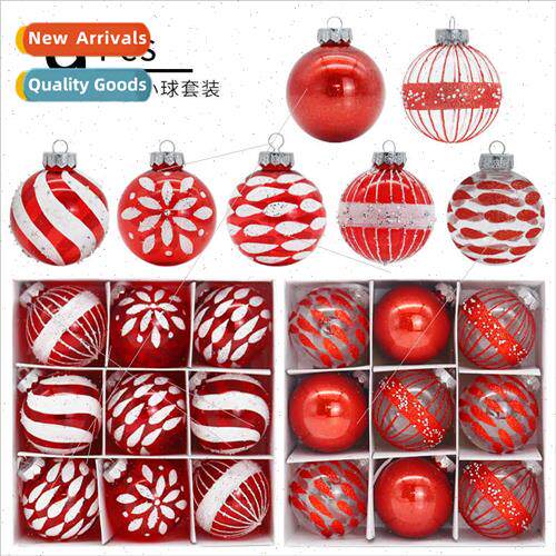 New PET Christmas ball set kraft paper box Christmas e hangi