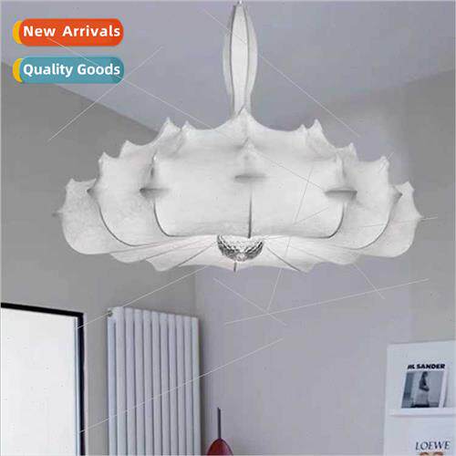 Italian wabi-sabi imation silk Japanese retro chandelier liv