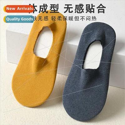 Woolen socks thickened padded de velvet heating warm anti co