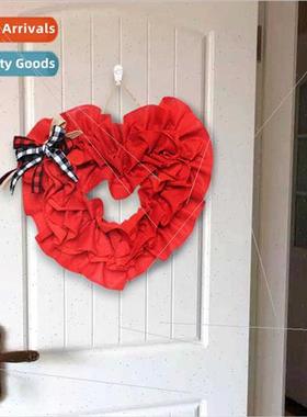 New fabric hanging proposal confession heart-shaped dress up