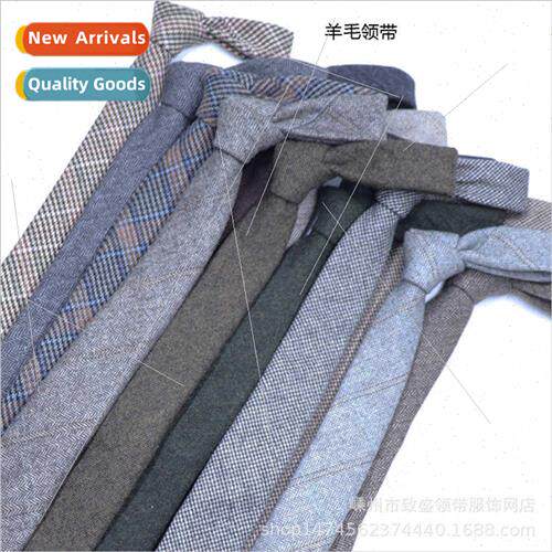 Tie Korean Wool Tie Men Earth Tie Work Casual Wedding Tie Pu