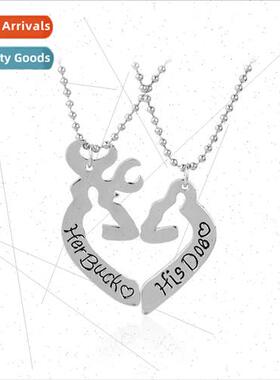 Valentine Day jewelry her buck&his doe Christmas love elk co
