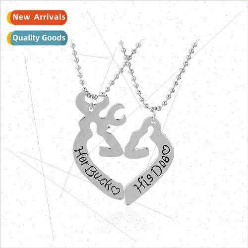 Valentine Day jewelry her buck&his doe Christmas love elk co