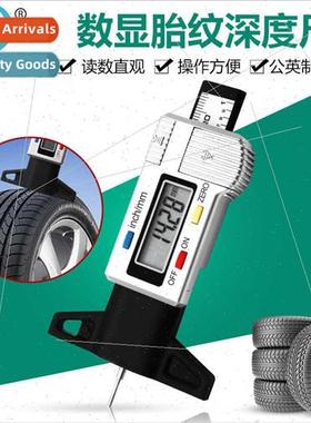 lver Digal Tyre Tread Depth Ruler 0-25MM Tyre Wear Inspectio