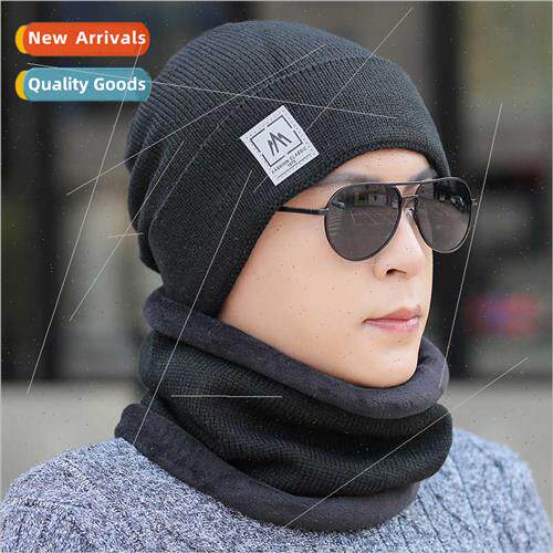 Autumn winter men hats warm cold cap padded thickened wool c
