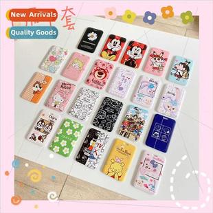 cute bus meal student campus cartoon holder card ins 2pcs