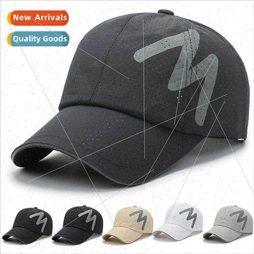 Hat men summer Korean  reflective strip baseball cap outdoor