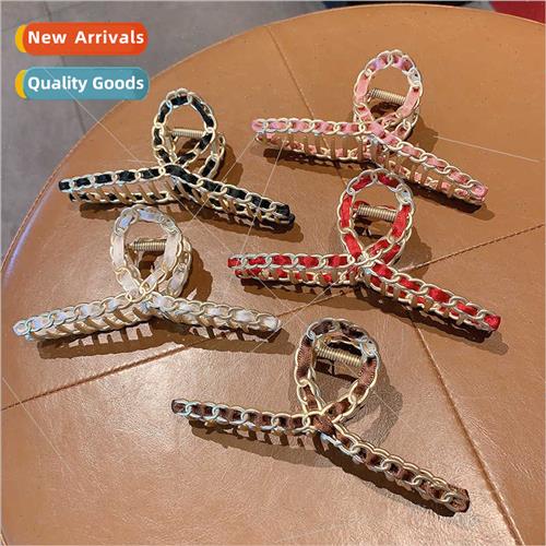 French shark clip advanced sense metal chain grasp clip larg