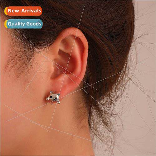 Cute cat-shaped earrings hundred niche simple animal earring