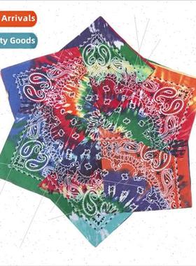 New Europe Uned States tie-dye cashew flower amoeba small sq