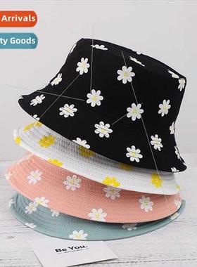 Korean  new flowers printed fisherman hat female Japanese le