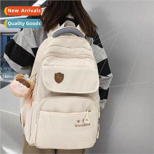 Teenage college wind large capacy schoolbag Korea ins hundre