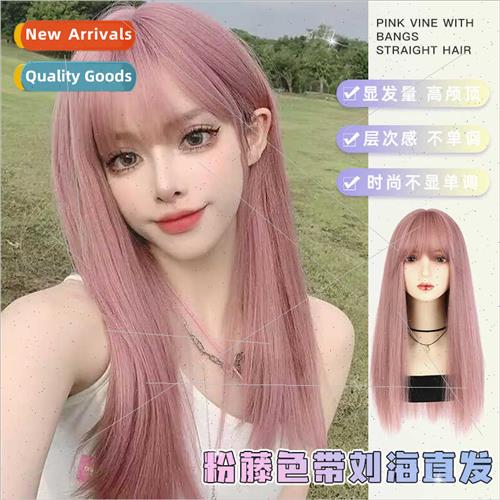 wigs full head set ladies long realistic natural Europe whol
