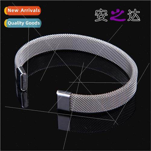 mple Europe stainless steel jewelry mesh chain bracelet fash