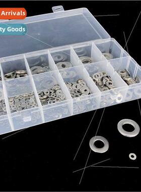 800pcs boxed stainless steel flat washer combination gasket