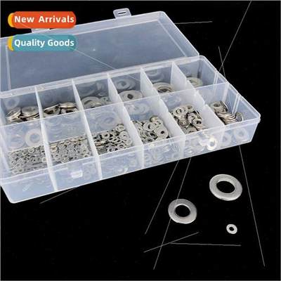 800pcs boxed stainless steel flat washer combination gasket