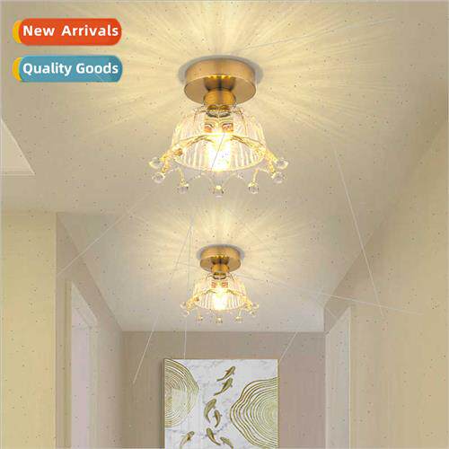 Scandinavian crystal aisle light corridor light door entry d