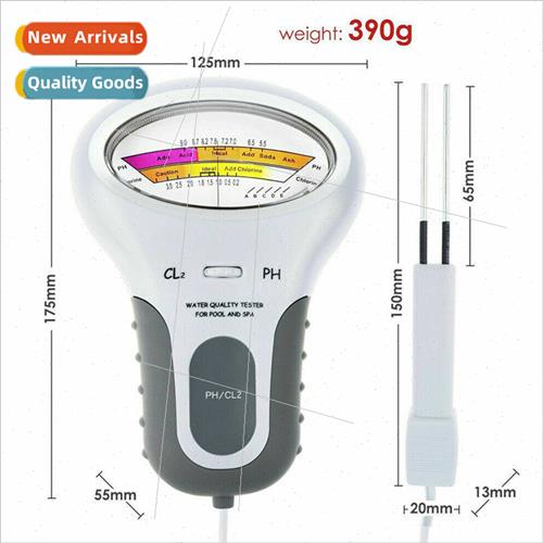 PC102 Swimming Pool Water Qualy Tester Portable PH Meter Chl