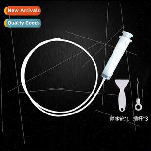 Kchen refrigerator unclogger drain hole waterlogged pipe cle