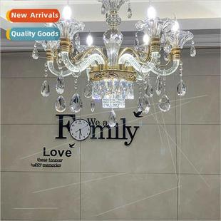 crystal lamp simple chandelier luxury room light dini living