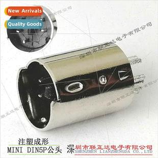 plug soldering terminal pin din5P mini male 5PIN