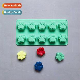 174 Chocolate Ice Cat Block Dessert Claw Mold licone