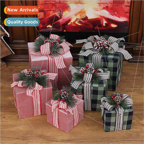 Christmas decoration supplies fabric iron frame Christmas gi