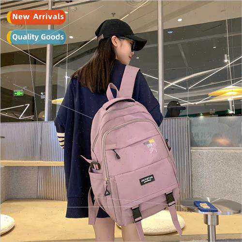 Schoolbag female ins wind primary school students Korea juni