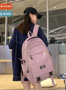 Schoolbag female ins wind primary school students Korea juni
