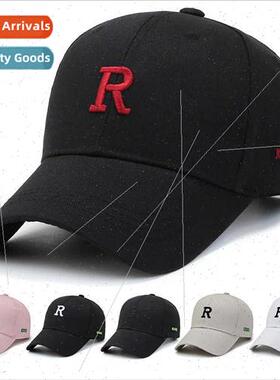 Spring summer new embroidery R letters baseball cap outdoor