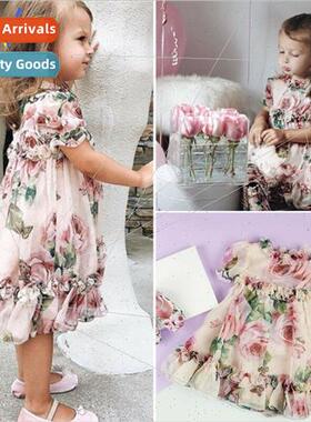 floral Girls floral Kids Clothes Baby dresses  girl dress