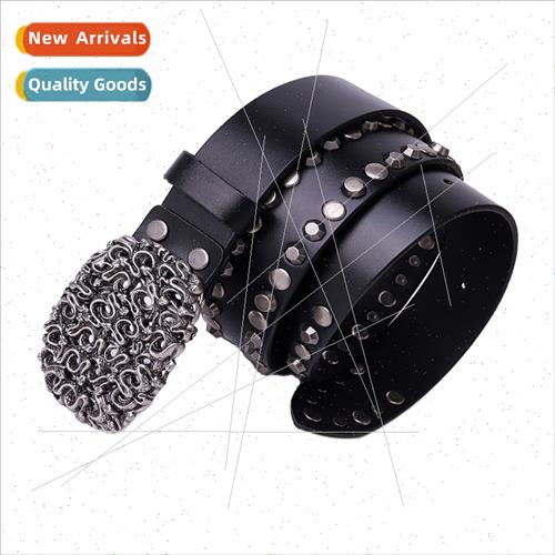 new personalized nd rivets men belt versatile unisex women b