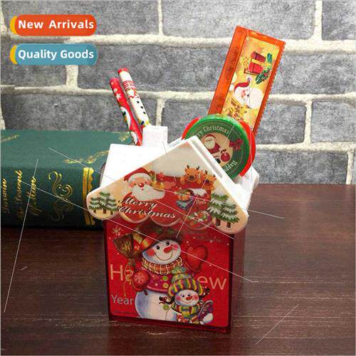 Christmas multifunctional can stationery box kindergarten ch