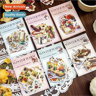 Winter Ramblings washi sticker pack vintage ins floral decor