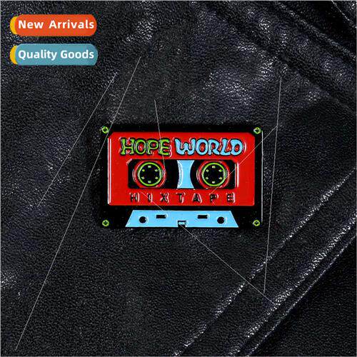 Europe Uned States pin cartoon popular music tape retro crea